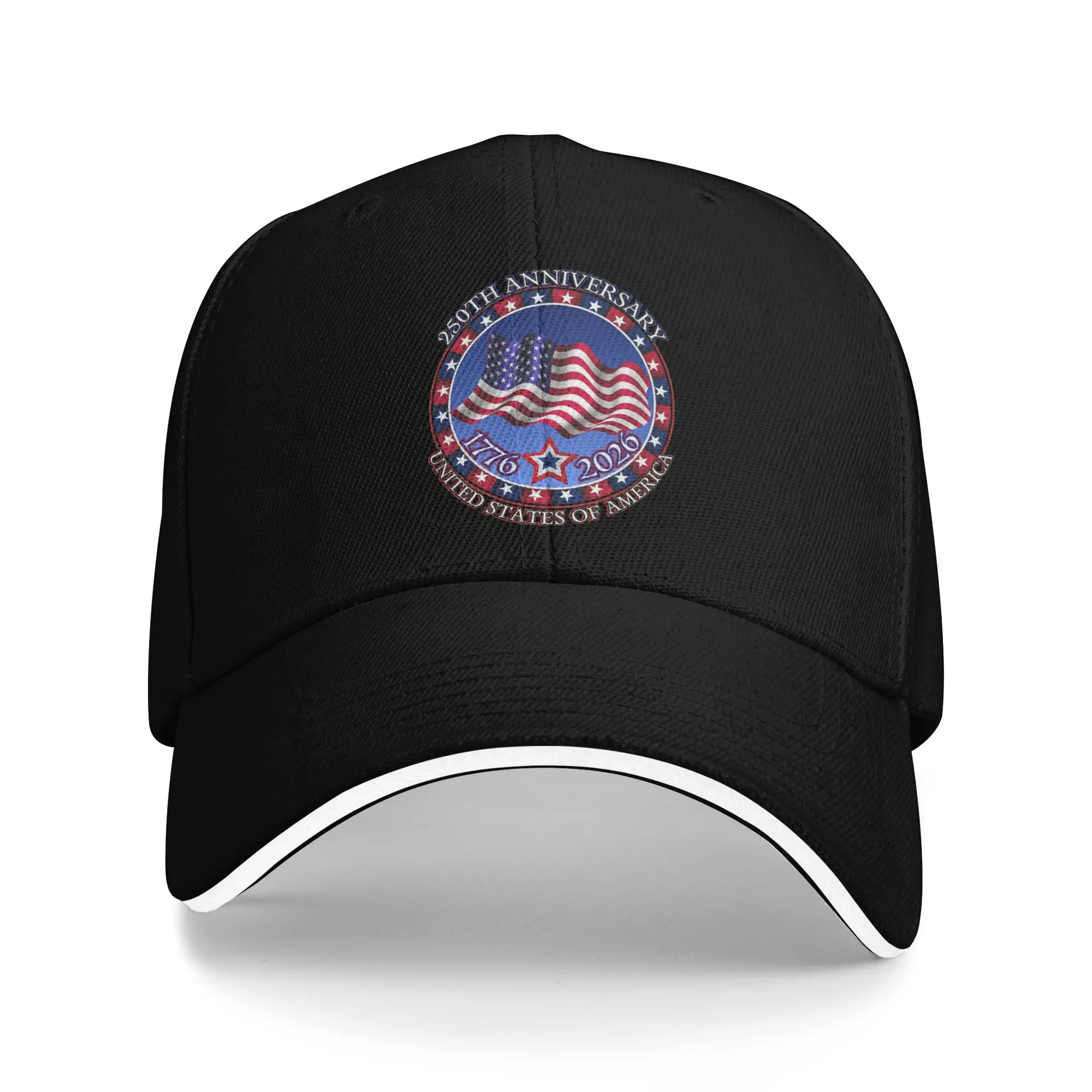 America 250 Year Anniversary  Golf Hat Accessories Retro  Snapback Hat For Men Women Golf Headewear  Adjustable Fit