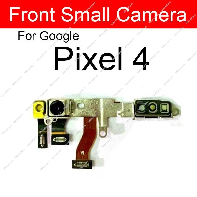 Back Camera Front Camera For Google Pixel 4 4XL 4A 5G Pixel 5 6 6A Pro Rear Big Main Small Camera Flex Cable Replacement Parts