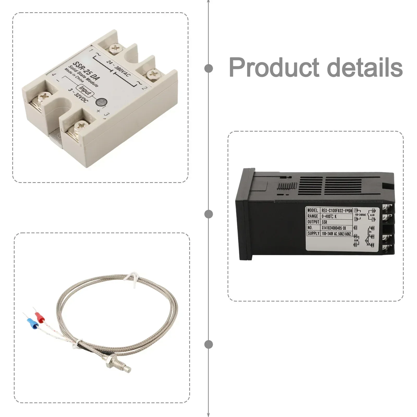 ONNC Functionality Temperature Control For Labs PID Temperature Controller Alarm Output Stainless Steel Material