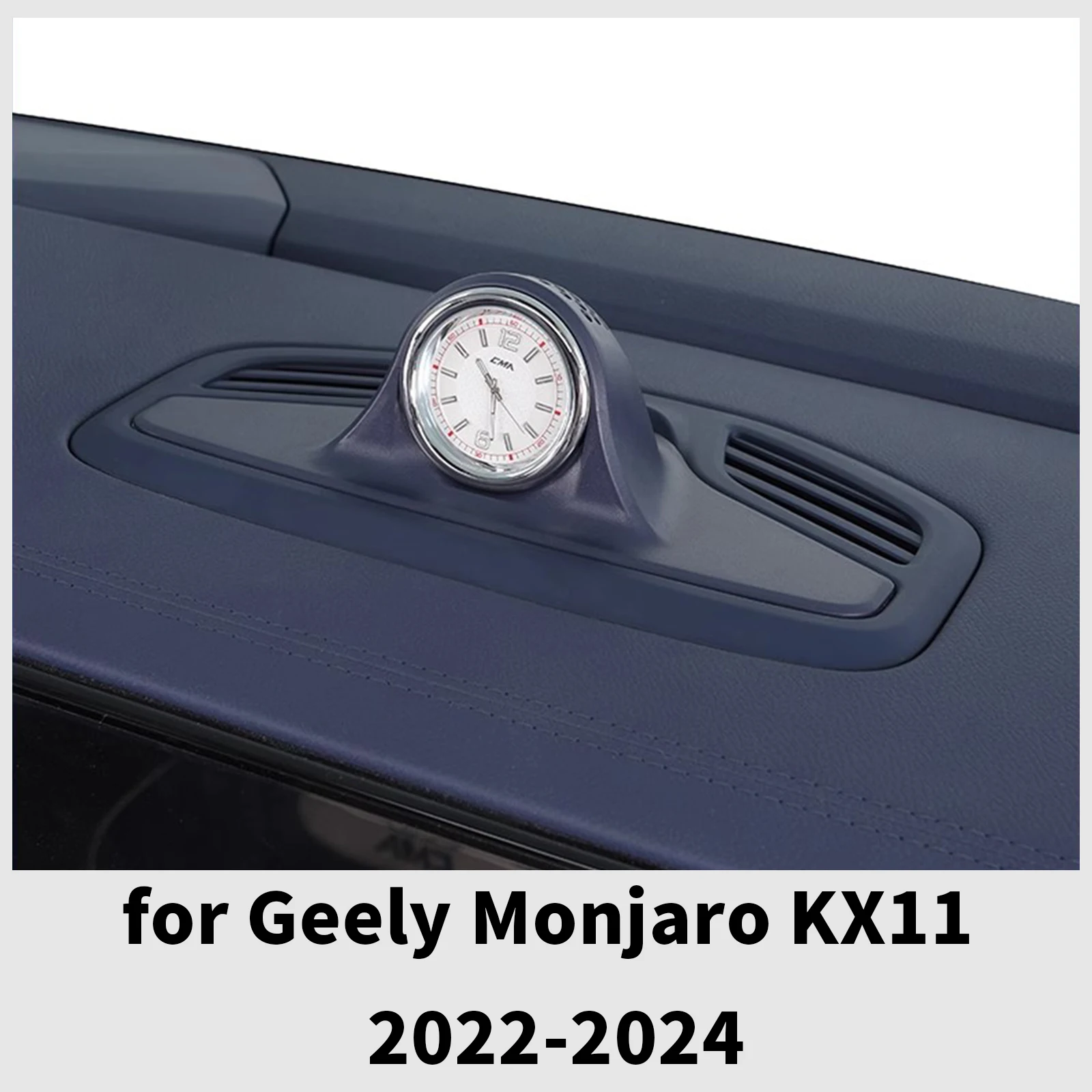 for Geely Monjaro KX11 2022 2023 2024 Dashboard Clock Accessories Center Console Electronic Quartz Clock