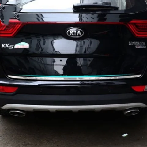 2016-2017 2018 2019 2020 ДЛЯ KIA Sportage kx5 задняя дверь из нержавеющей стали, декоративная полоса, задняя дверь, крышка багажника
