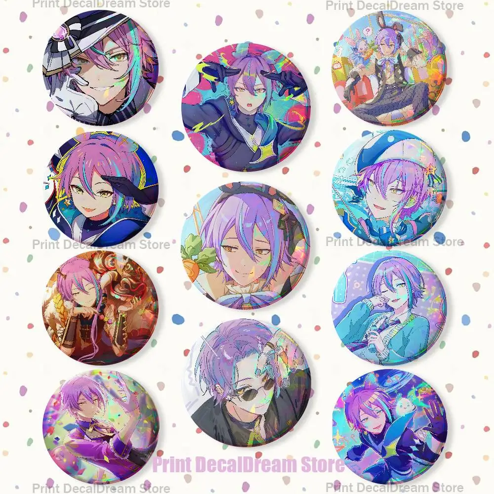 PJSK R-Rui Kamishiro 22mm,32mm,42mm,58mm,75mm Round Badge Brooch For Various Clothing Backpacks Jewelry Accessories Gift