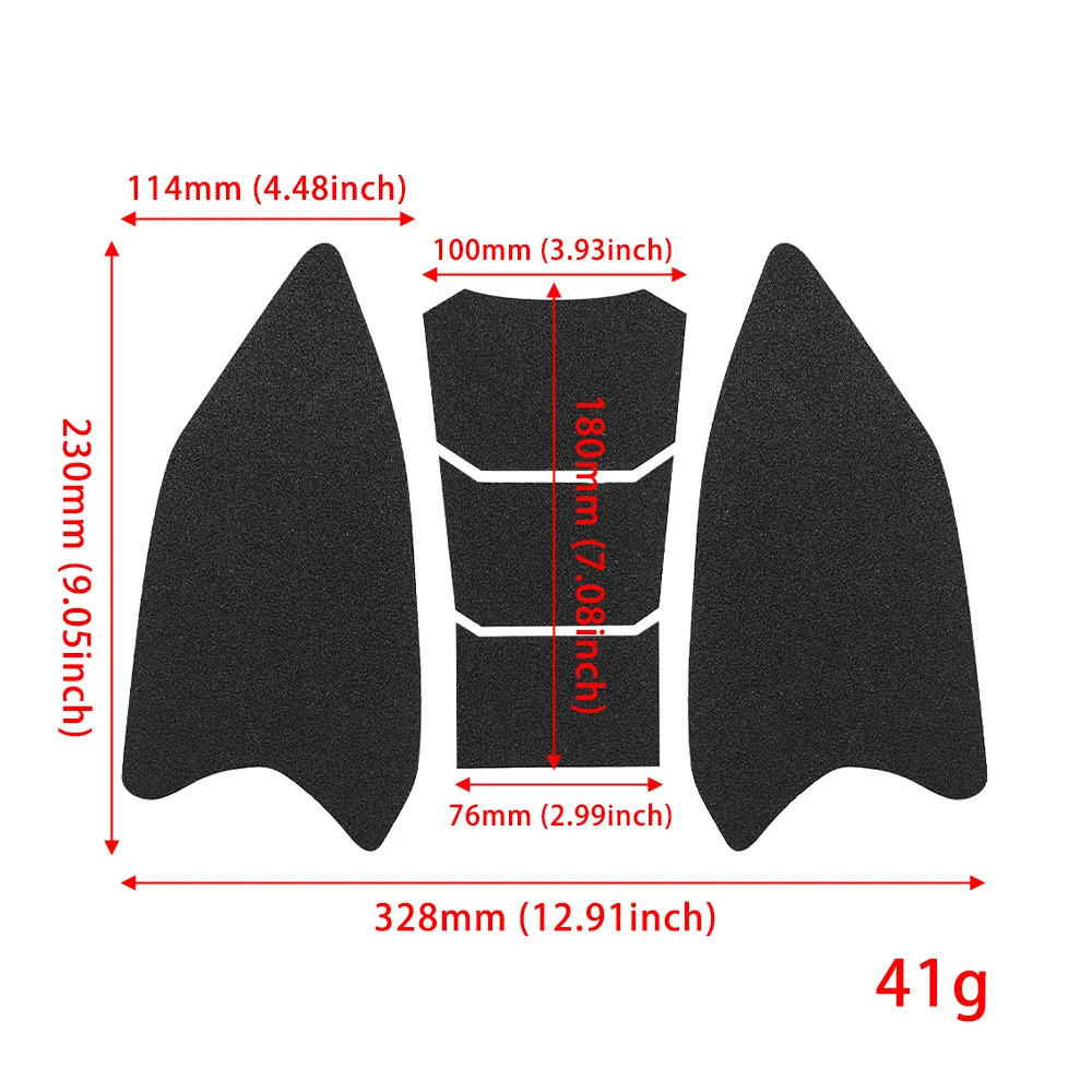 For CFMOTO 800NK 800 NK NK800 CF800NK 2023+ Motorcycle Stickers Rubber Tank Pad Protector Side Non Slip Protection Decals