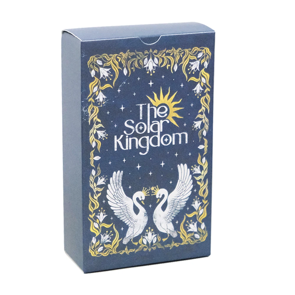 

Solar Kingdom Tarot 12*7cm Magical Journey Cosmic Insight Divination Cards 86 Pcs Cards