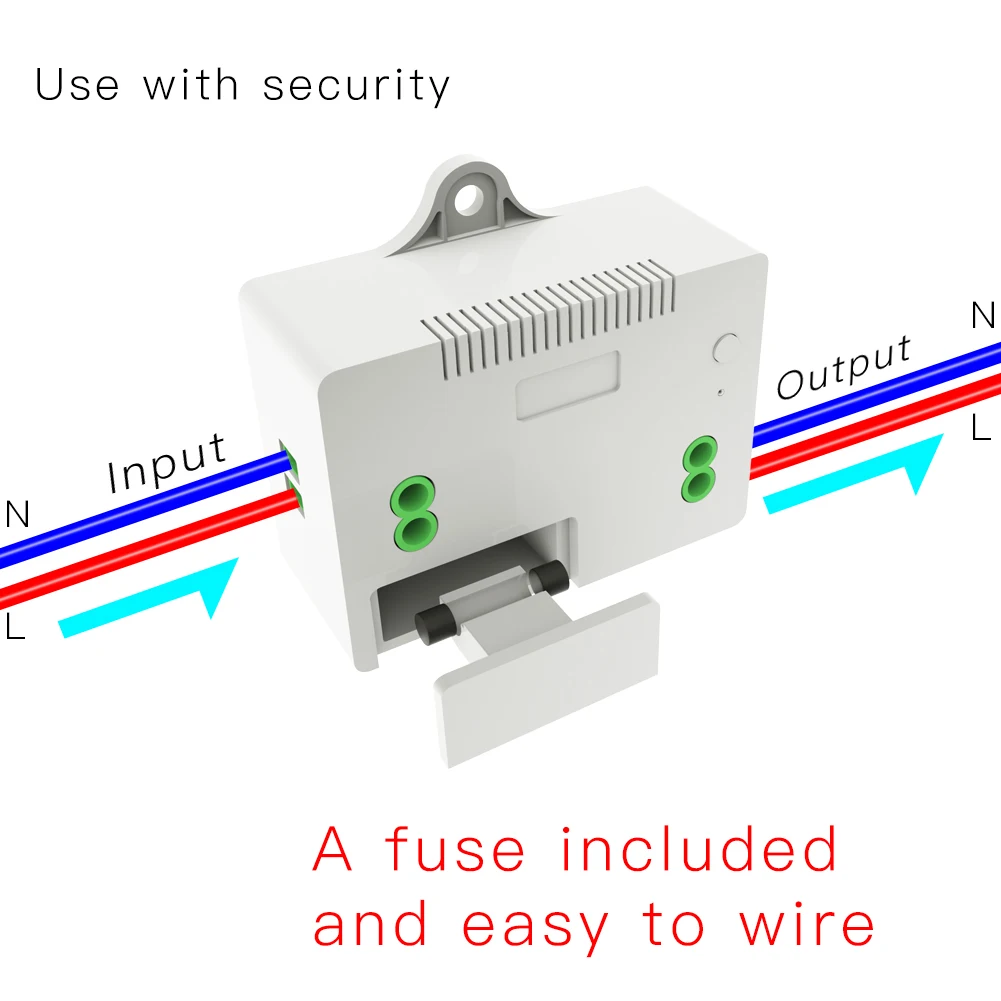 MOES RF433 Wireless Switch No Battery Remote Control Wall Light Switch Self Powered No Wiring Needed Wall Panel Transmitter.