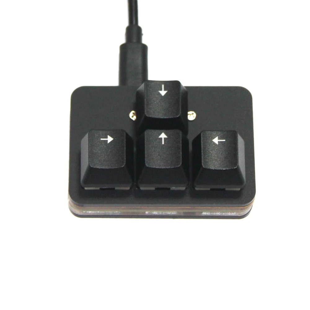 Opposite Directly Key Keyboard 4key Macro Programmable VIAL Configure Mini Mechanical Hot swap Gaming Keyboard New