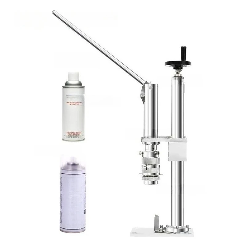 

Manual air freshener, hairspray spray can, paint bottle, aluminum tin crimp sealing machine