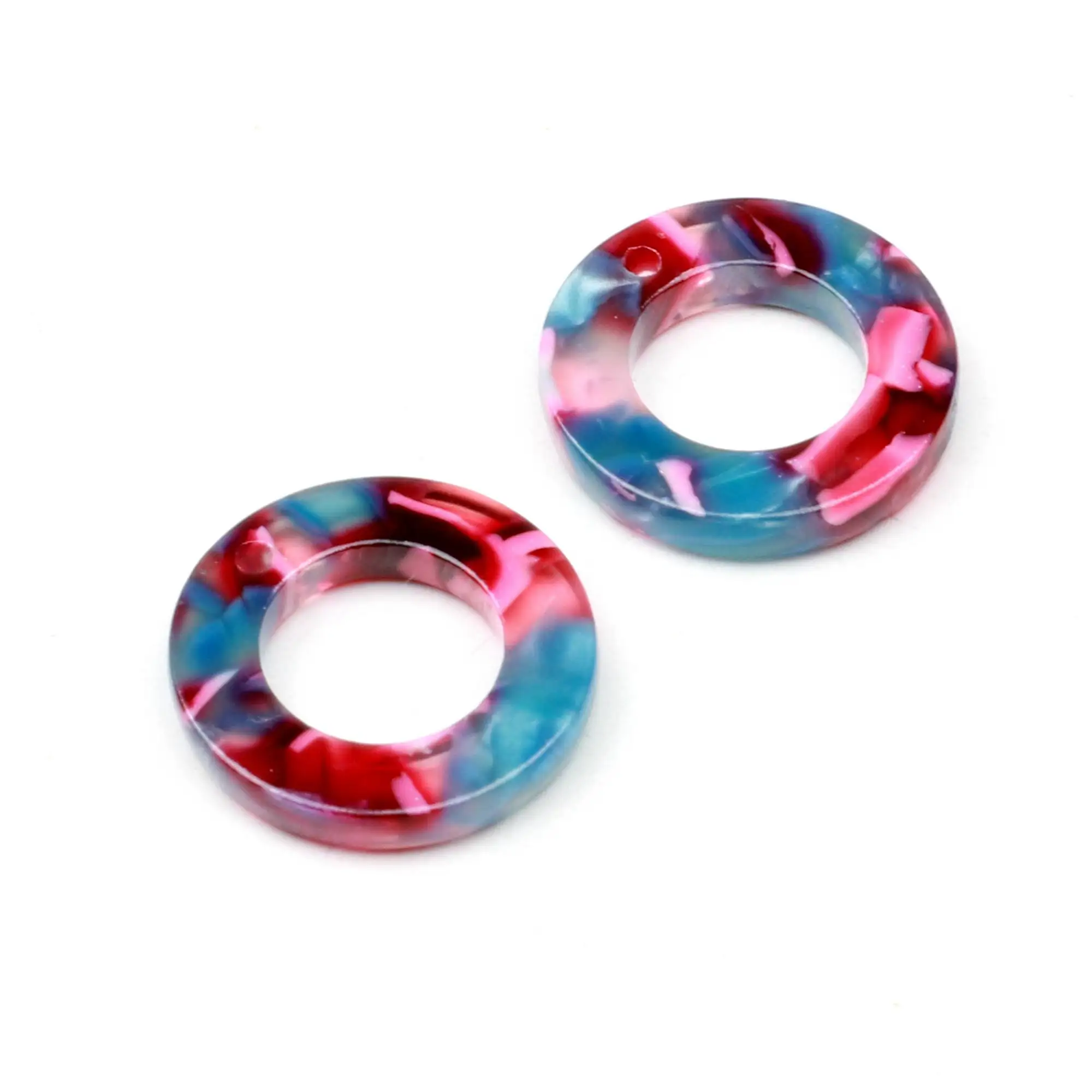 Leopard Print,Tortoise Shell Earring Charm,Acetate Acrylic Beads,Circle Shaped,Boho,Earring Parts,Ohrringe finding,16mm-ACE273