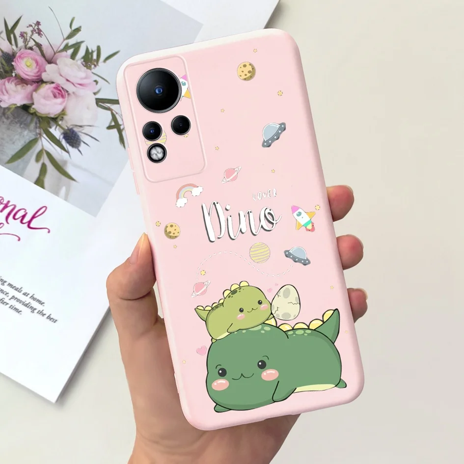 For Infinix Note 11 Case X663 X663B Back Cover Lovely Astronaut Silicone Soft TPU Phone Case For Infinix Note 12 G88 Note11 Capa