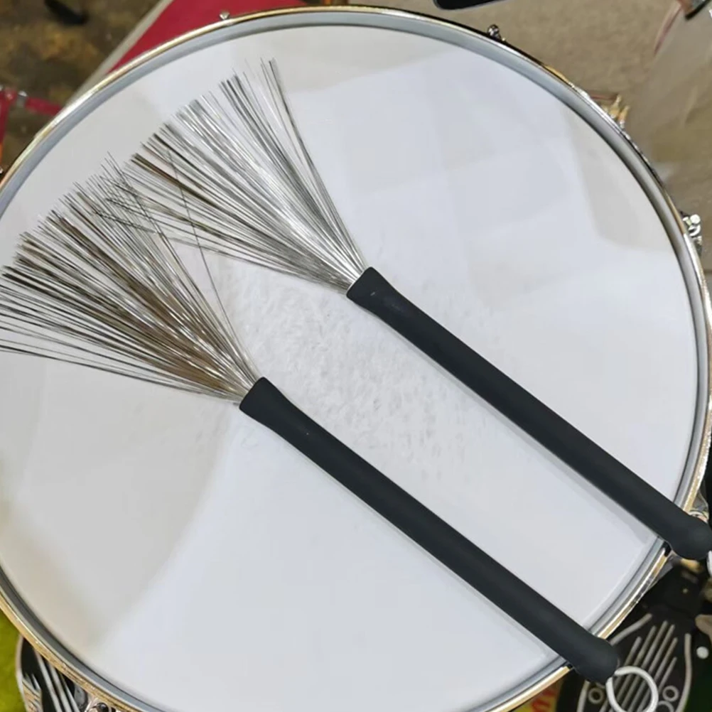 

Rock and Roll Drum Brush Set Drumstick Cloth Percussion Instrument Sticks