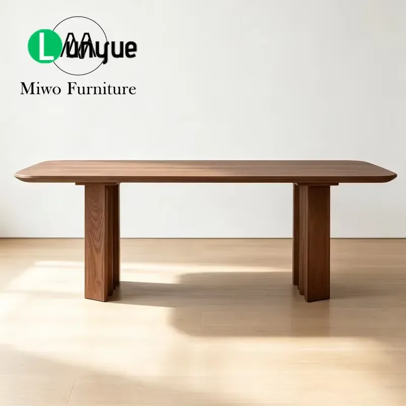 Luxury Modern Antique Rectangular Dining Table and Chair Set Custom Living Room Kitchen Furniture