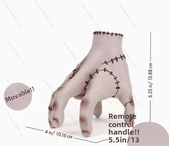 

Remote Control Movable Wednesday Handle Small Hand 11 × 14 × 16cm