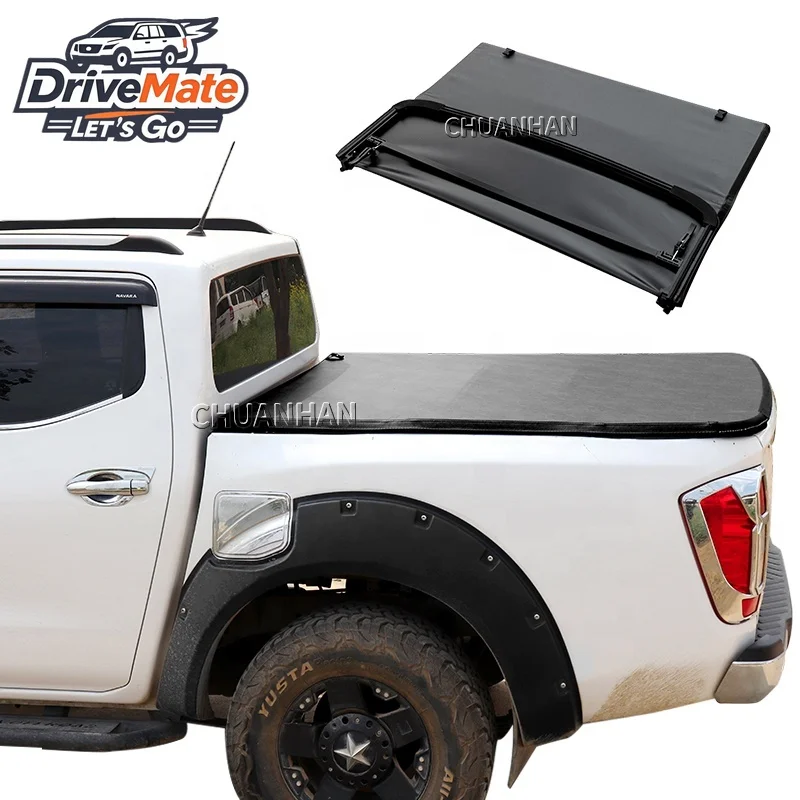 Truck Bed Cover Ranger Wildtrak Soft Roll up Folding Tonneau Cover for Ranger 2024 Xlt Mitsubishi L200 Ford Maverick