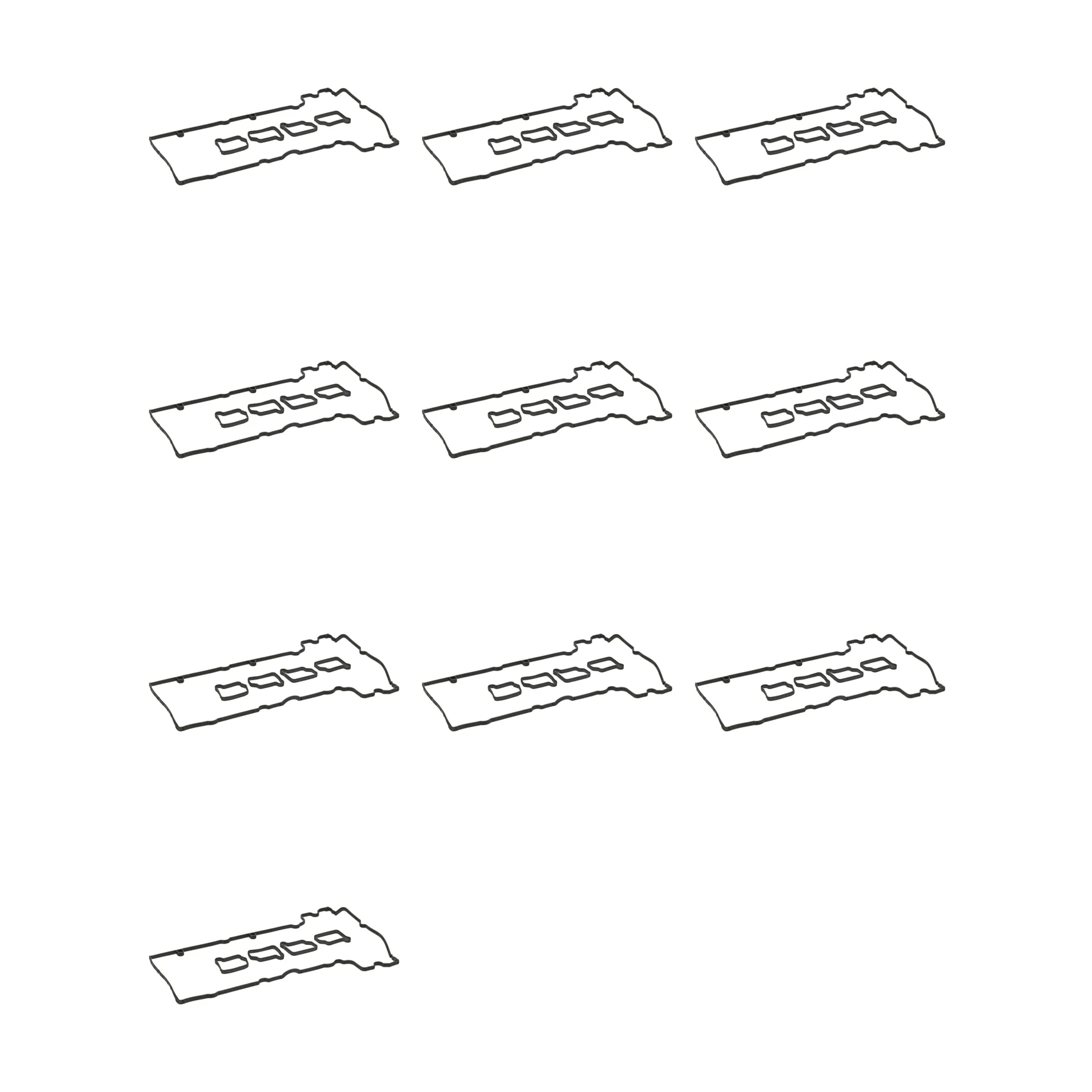 Well 50X 2710160921 Engine Valve Gasket Cover Kit For Mercedes Benz C250 SLK250 1.8L M271