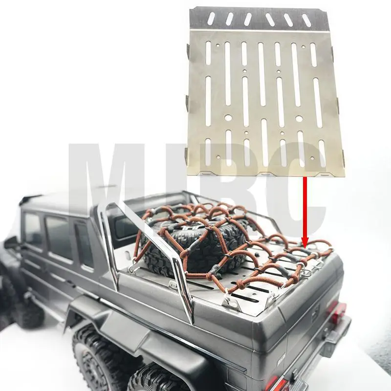 

Stainless Steel Trunk Plate Carrier Platform Tail Cover For Trax Trx-6 G63 6x6 Rc Crawler Car Upgrade Parts Accessories