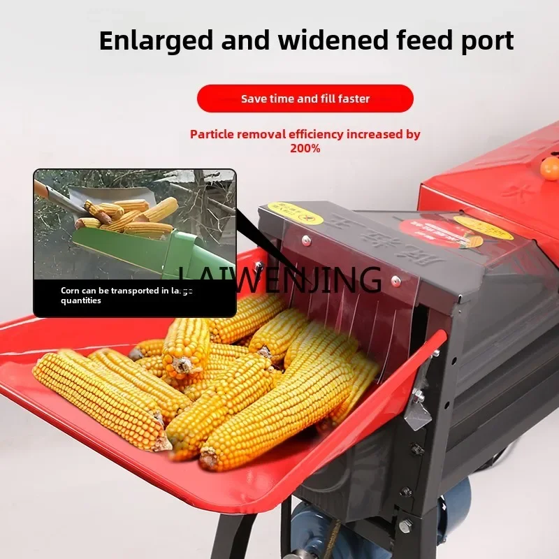 HLZ automatic corn threshing artifact new electric corn thresher