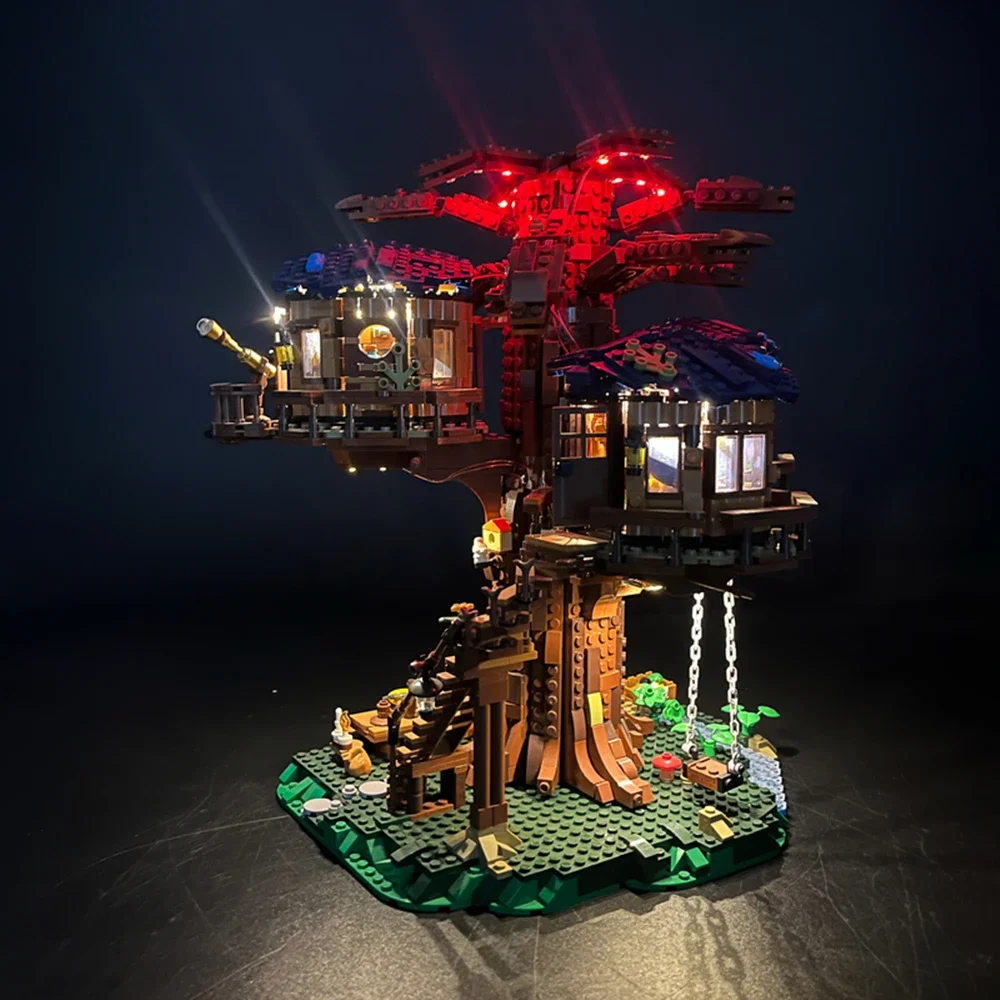 Kit de luces Led RC para bloques de construcción Ideas Tree House 21318, lámpara decorativa con Control remoto (no incluye bloques de construcción Lego)