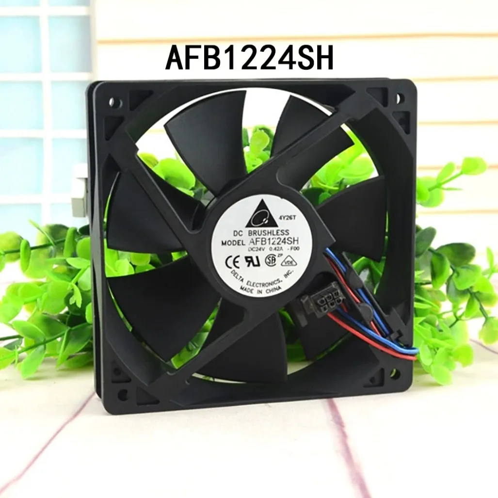 

Новый в упаковке промышленный вентилятор Delta AFB1224SH 24VDC 0.42A 120*120*25MM для сервера (класс АА+)