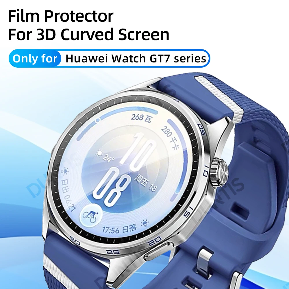 Screen Protector for Huawei Watch GT7 / 7 Pro 41mm 46mm 3D Curved Screen Protector Full Coverage Protective Film Accessories