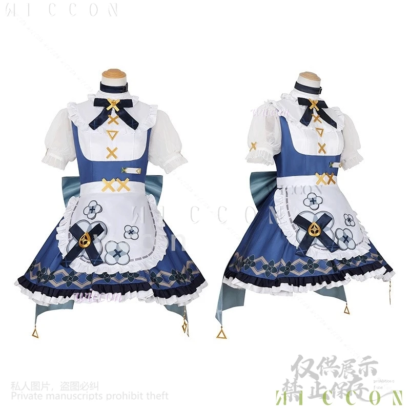 Anime Game  Genshin Impact Cosplay anime Faruzan 파루잔 Coffee Costume Dress Lolita Cute Maid Uniform Wigs For Girls Woman Cos Cust