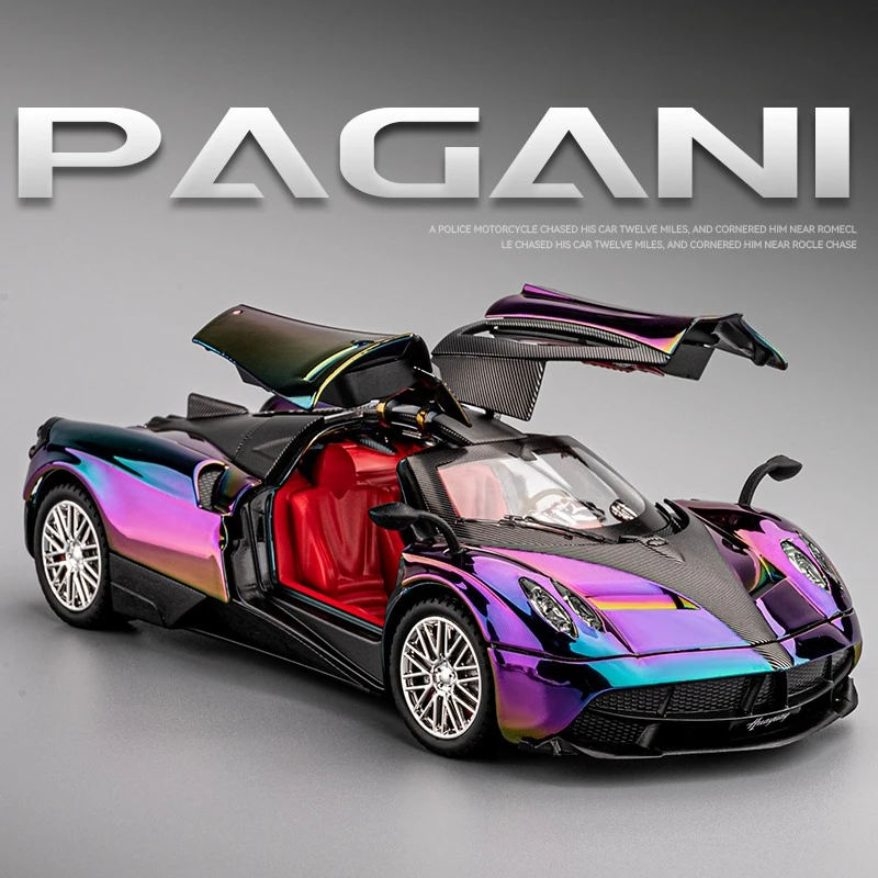 

Electroplated 1/24 Pagani Huayra Dinastia Alloy Super Car Model Collection Miniature Voiture Diecast Toy Vehicle Children Gift