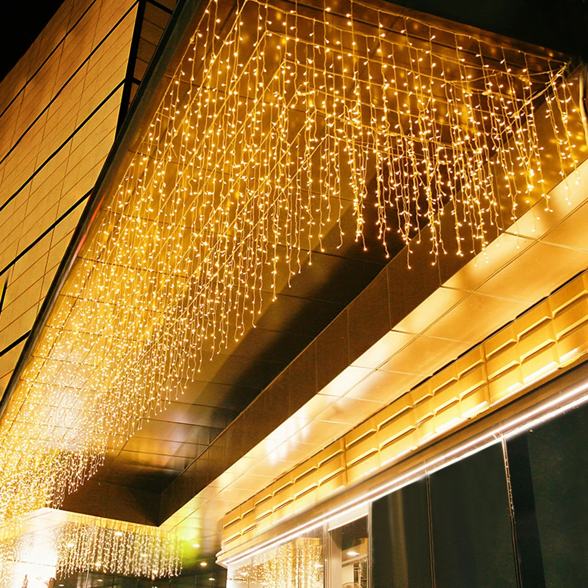 Christmas Lights LED Fairy String Curtain Lights Christmas Decor For Home Holiday New Year Lamp