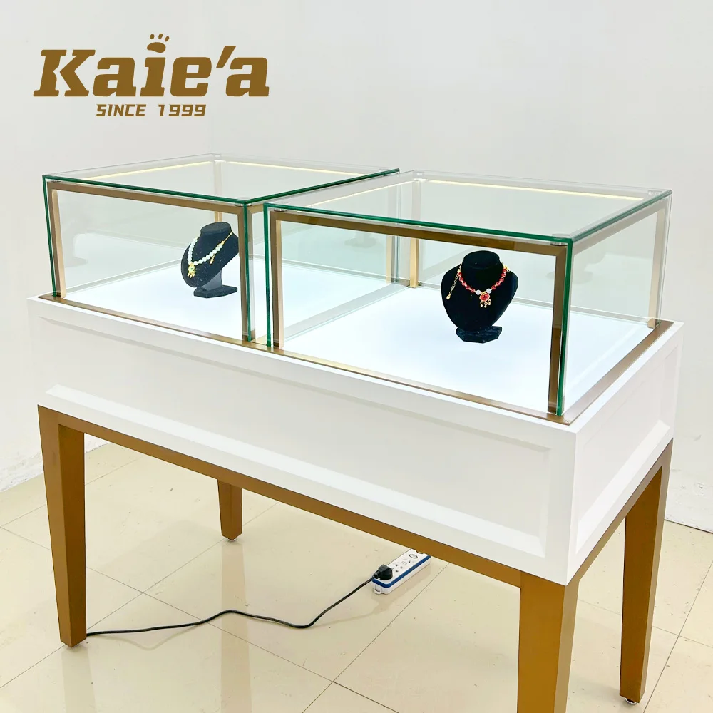 Custom.Custom Jewelry Shop Design Showroom Jewelry Display Cabinet Wooden Jewelry showcase Display