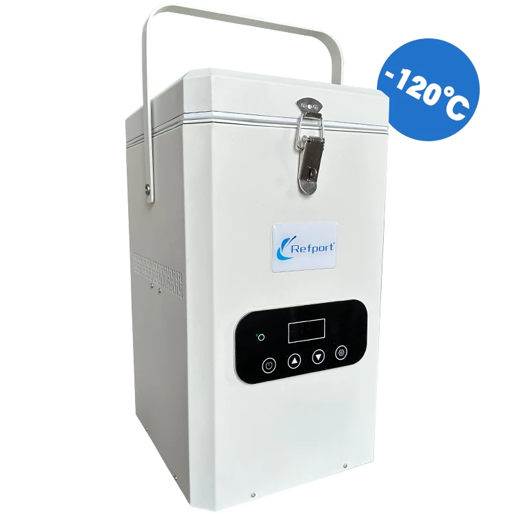 Portable Ultra Low Temp -120C Mini Lab Storage And Transfer 2L Ultra Low Freezer