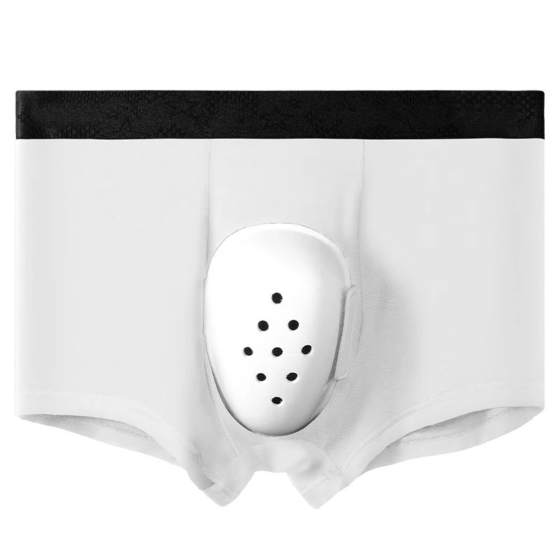 

Post - circumcision underwear for adult men. Anti - friction boxer shorts for special care. Protective cover for post - phimosis