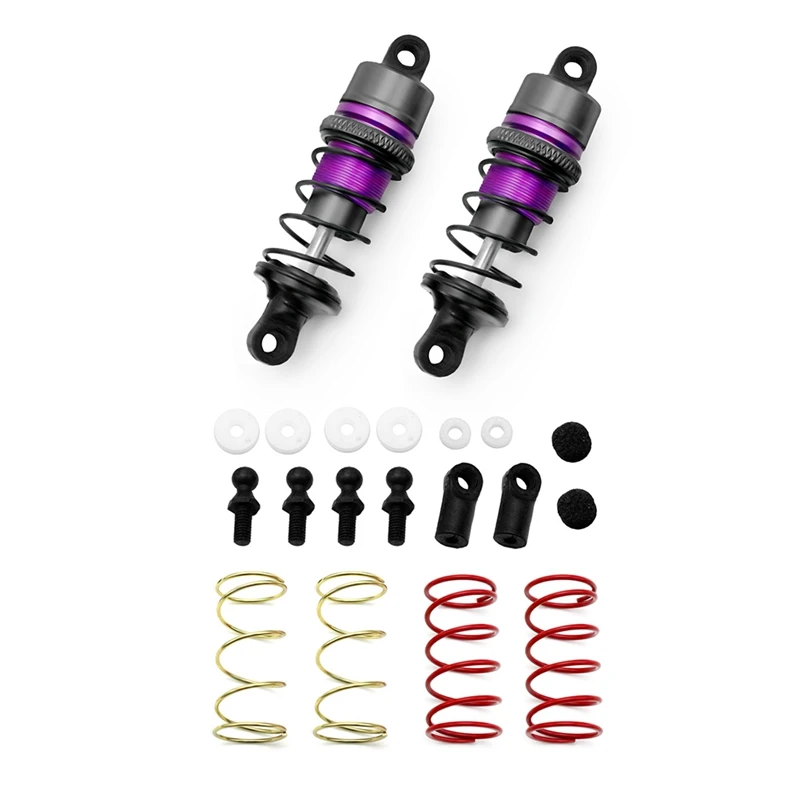 1/10 1Pair Of Metal Hydraulic Shock Absorbers RC Remote Control Car Flat Racing Drift Car (63Mm)