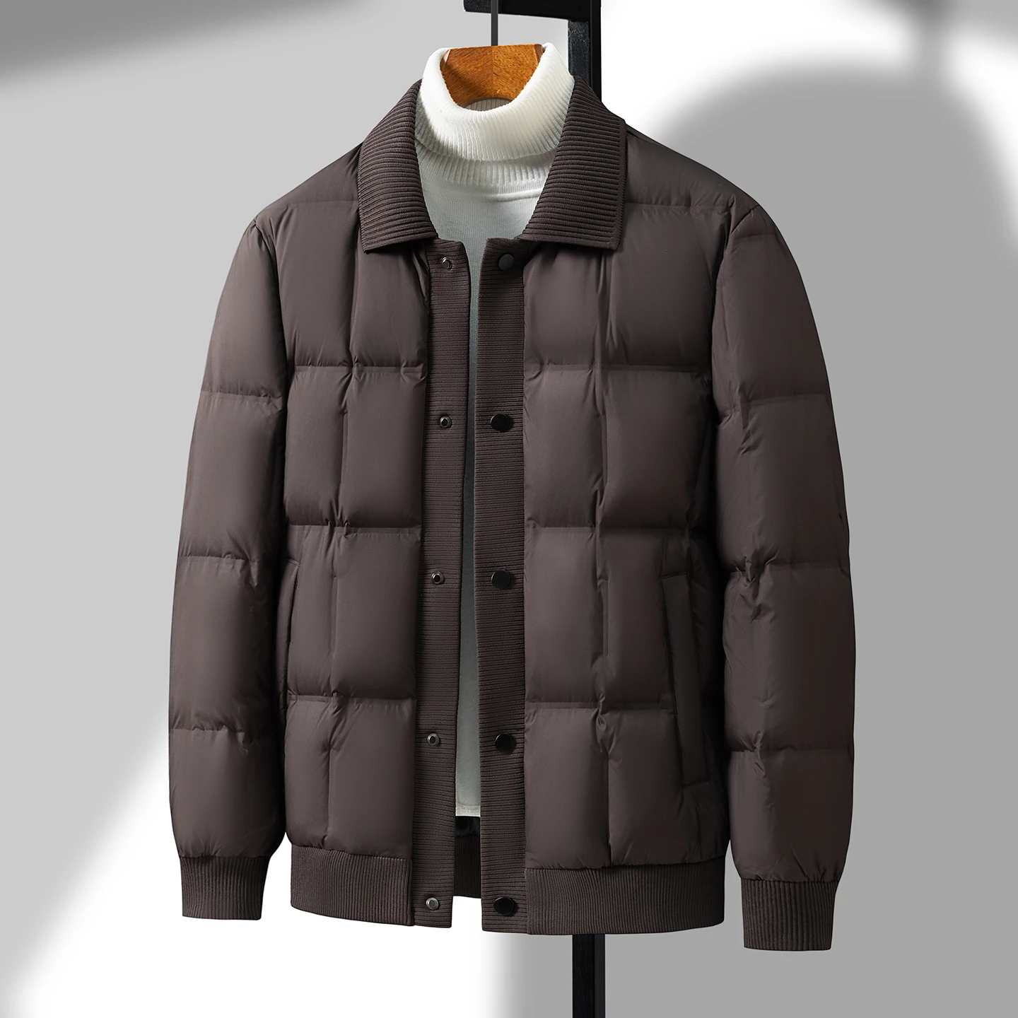 The latest 2026 style fashionable casual men's thick down jacket