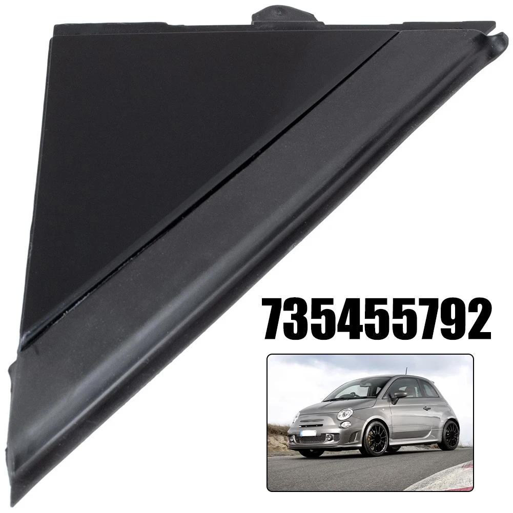Left Mirror Panel Exterior Mirror Panel Wear-Resistant Easy Installation Non-Deformable Exterior Mirror Triangle Panel