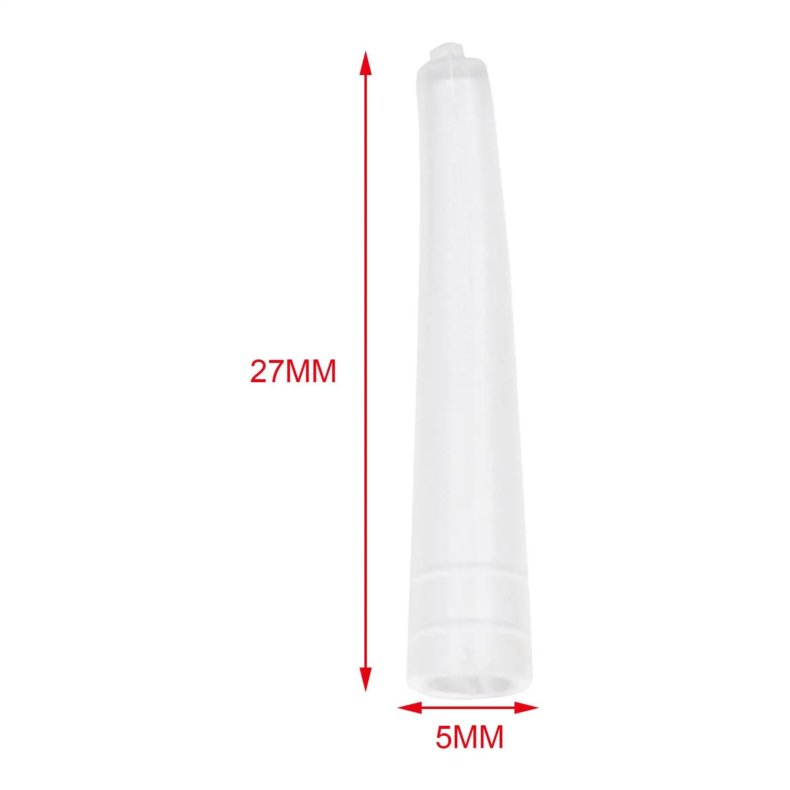 100x Pinzette trasparenti Copri punte Pinzette antiscivolo Copertura protettiva per pinzette per ciglia