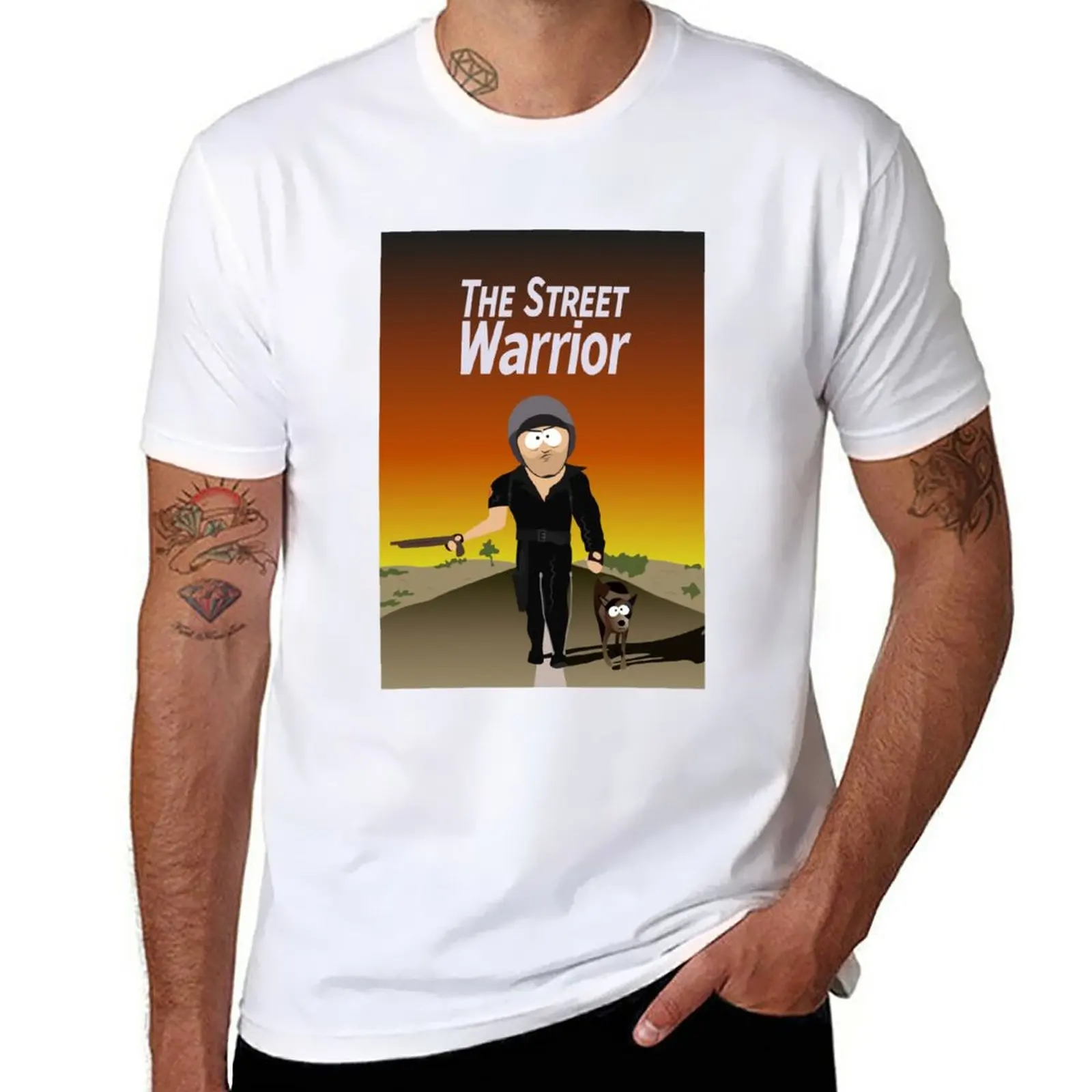 New Street Warrior Poster From Stan Marsh's Bedroom T-Shirt plus size tops T-shirt short T-shirts for men cotton