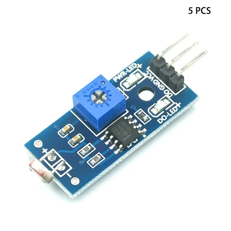 

5 PCS Photosensitive Brightness Resistance Sensor Module Light Intensity Detect New For Arduino