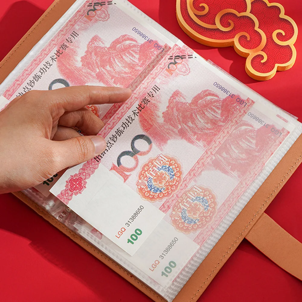 パスワードロック付き 100 封筒節約チャレンジお金を節約して金持ちになるお金収集ブック PU 再利用可能な貯蓄バインダー