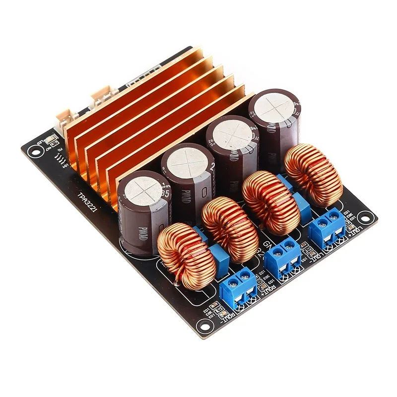 デュアルチャンネルデジタルアンプボード,tpa3221,ステレオフィーバー,hifi,Bluetooth 5.0, 100w x 2