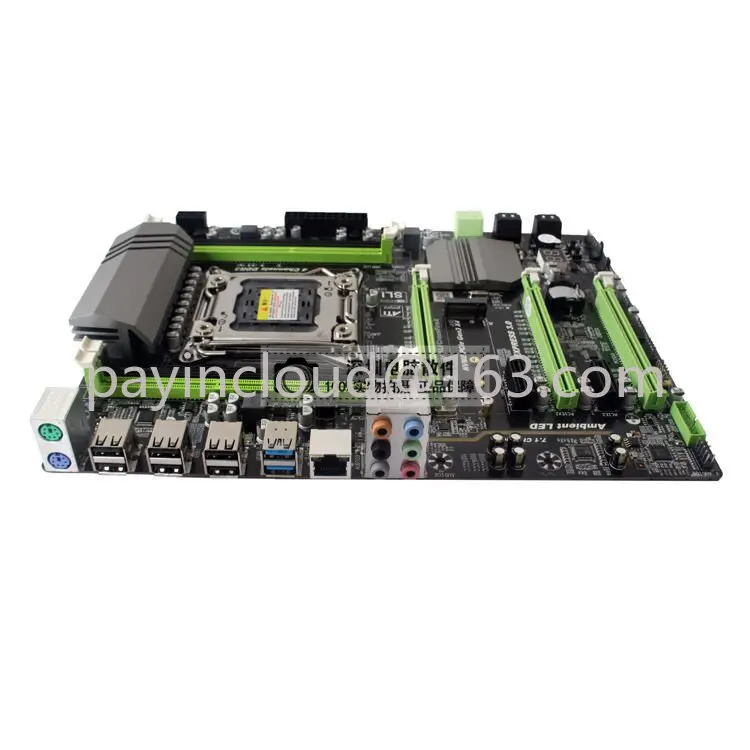 New X79 Large Board Computer Motherboard Cpu Set 2011 Pin Support E5-2670ECC 8G Server Memory