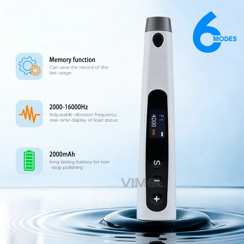 Wireless Dental Prophy Handpiece, 6 Modes Interproximal Polishing Motor for Orthodontics