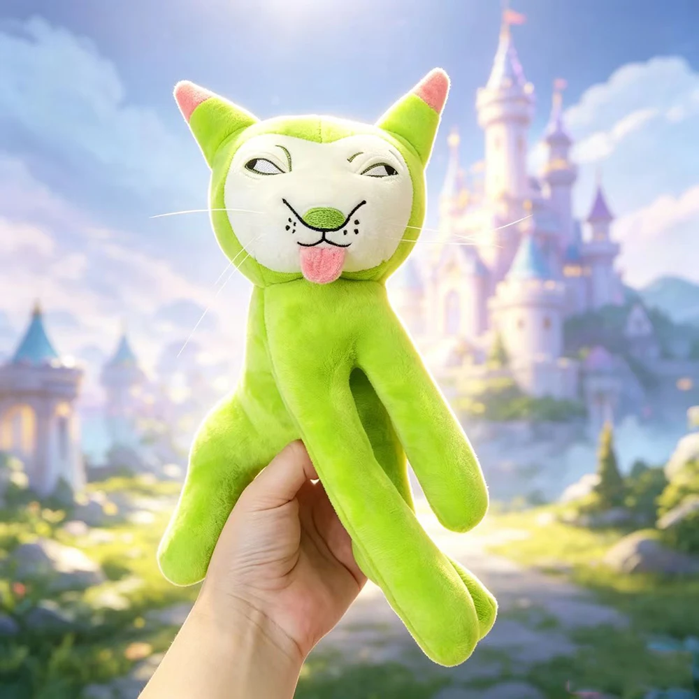 Roco Kingdom World Ugly Cute Plushies Hakimi Green Cat Modi Demon Wolf & Eared Hood Abstract Dolls Quirky Cartoon Plush Toys