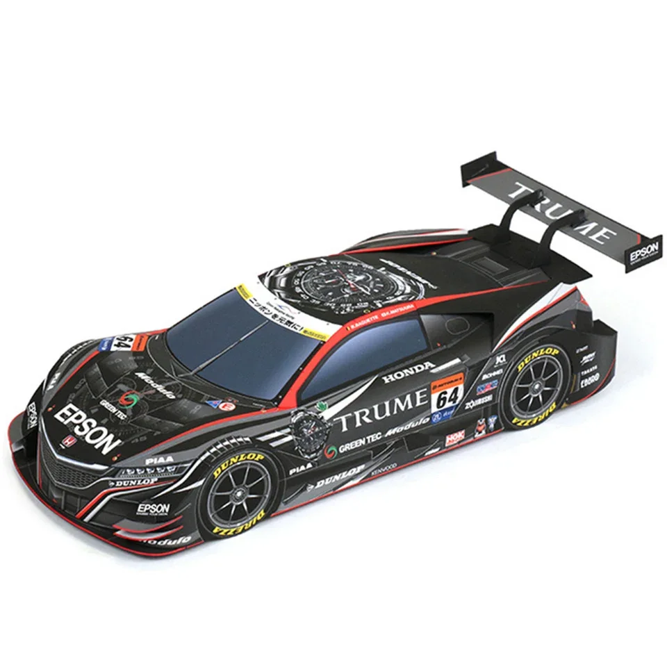 WRC 2017 NSX-GT 1:24 نموذج سيارة ورقي ، داكار العالم رالي سباق اوريغامي الفن ، اليدوية ثلاثية الأبعاد Papercraft لتقوم بها بنفسك الحرفية ZX-149 #1