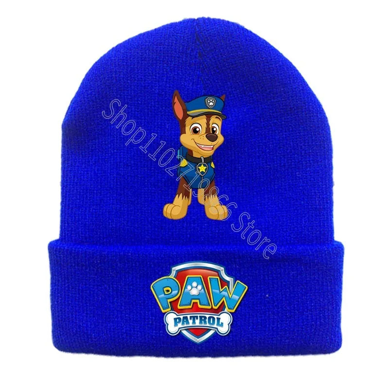 Paw Patrol Cute Hat Chase Skye Caps Women Man Bonnets Cartoon Anime Graphic Print Warm Winterize Fashion Hats Baby Show Gifts