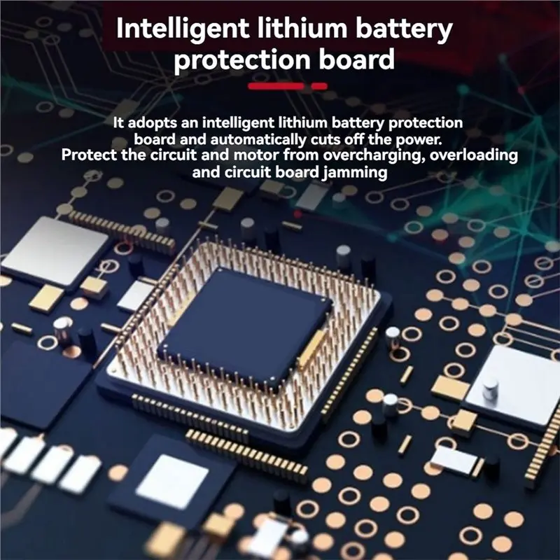 PHILE-For 40V Power Tool Compatible 10X18650 Li- Battery Case Kit 10S 18650 Battery Protection Circuit Board