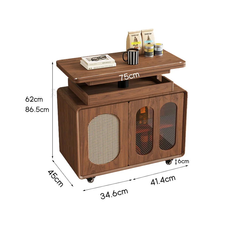 Mobile Lift Up Coffee Table Adjustable Luxury Nordic Unique Coffee Tables With Storage Design Mesa De Centro Elevable Furniture
