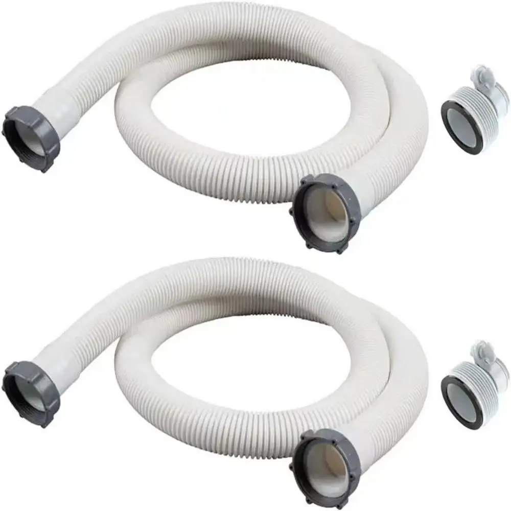 Swimming Pool Hose Adapter Connector Replacement For Intex Filter Pump Tubing System Maintenance Parts Durable PVC Fitting