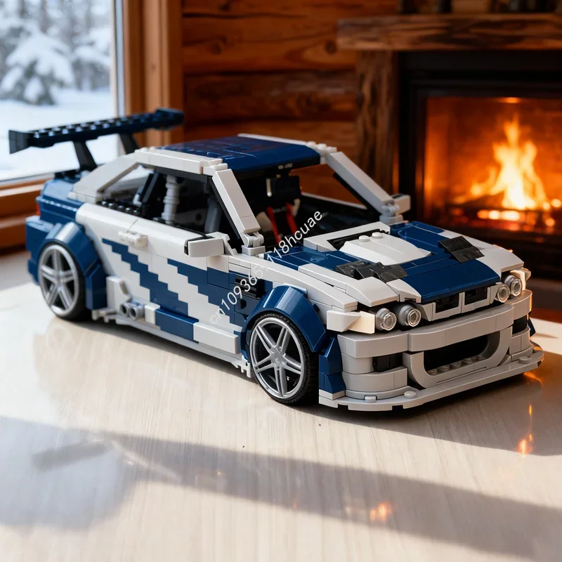 

1238pcs MOC BMWedd GTRs Need Speed MOST WANTED Model Christmas Gifts Building Blocks DIY Toys Creative Idea Education Brick