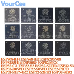 5pcs/1pc ESP8266 ESP32 ESP8089 ESP8285 ESP8684 ESP32-S2 ESP32-C3 ESP32-D2WD ESP32-S3R2 -S3R8 WIFI Wireless IC Chip QFN-32 QFN-48