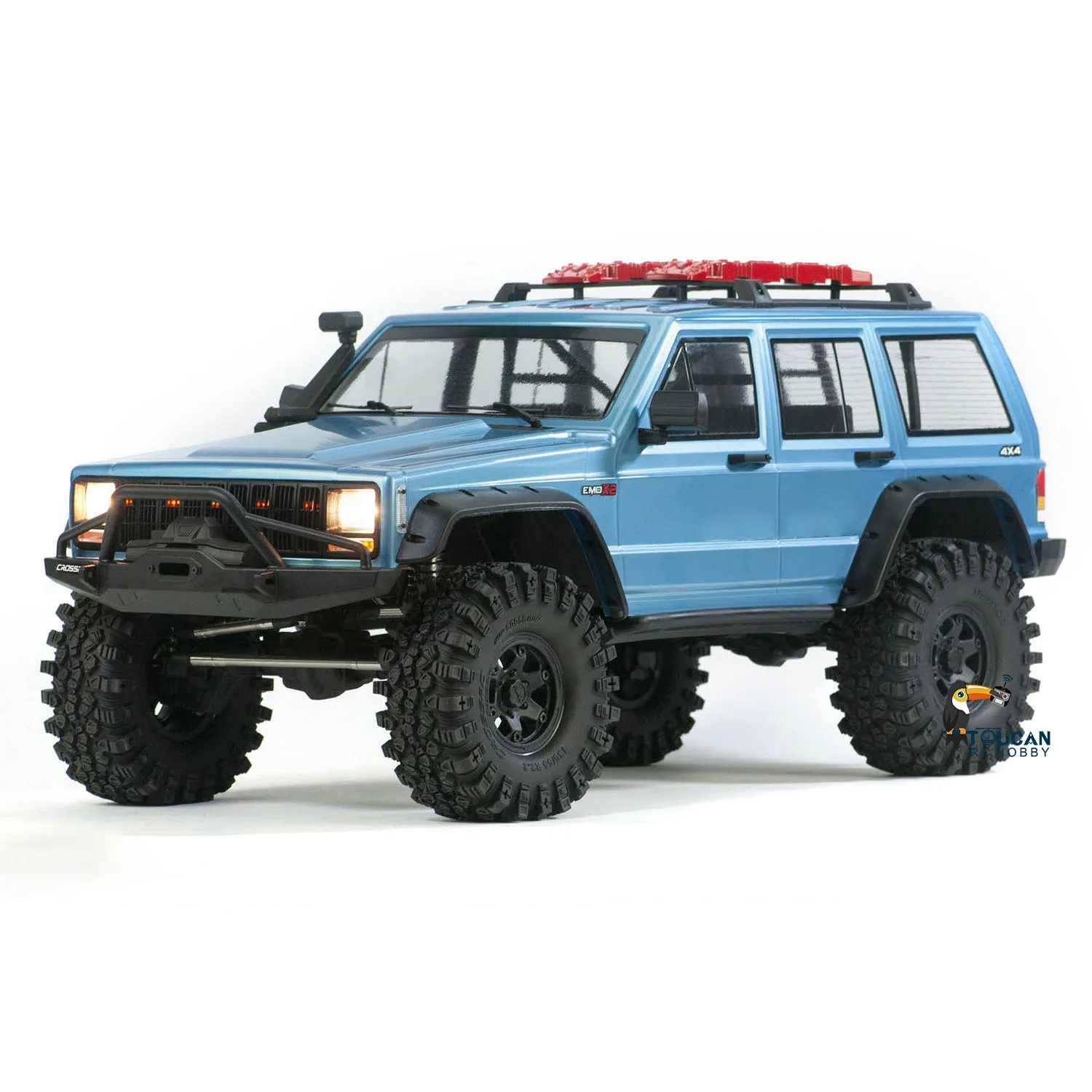 1/8 RC Off-road Vehicles 4WD EMOX2 Radio Controller Crawler Car Painted 2-Speed Gearbox Model Toys As Birthday Gifts TH22719