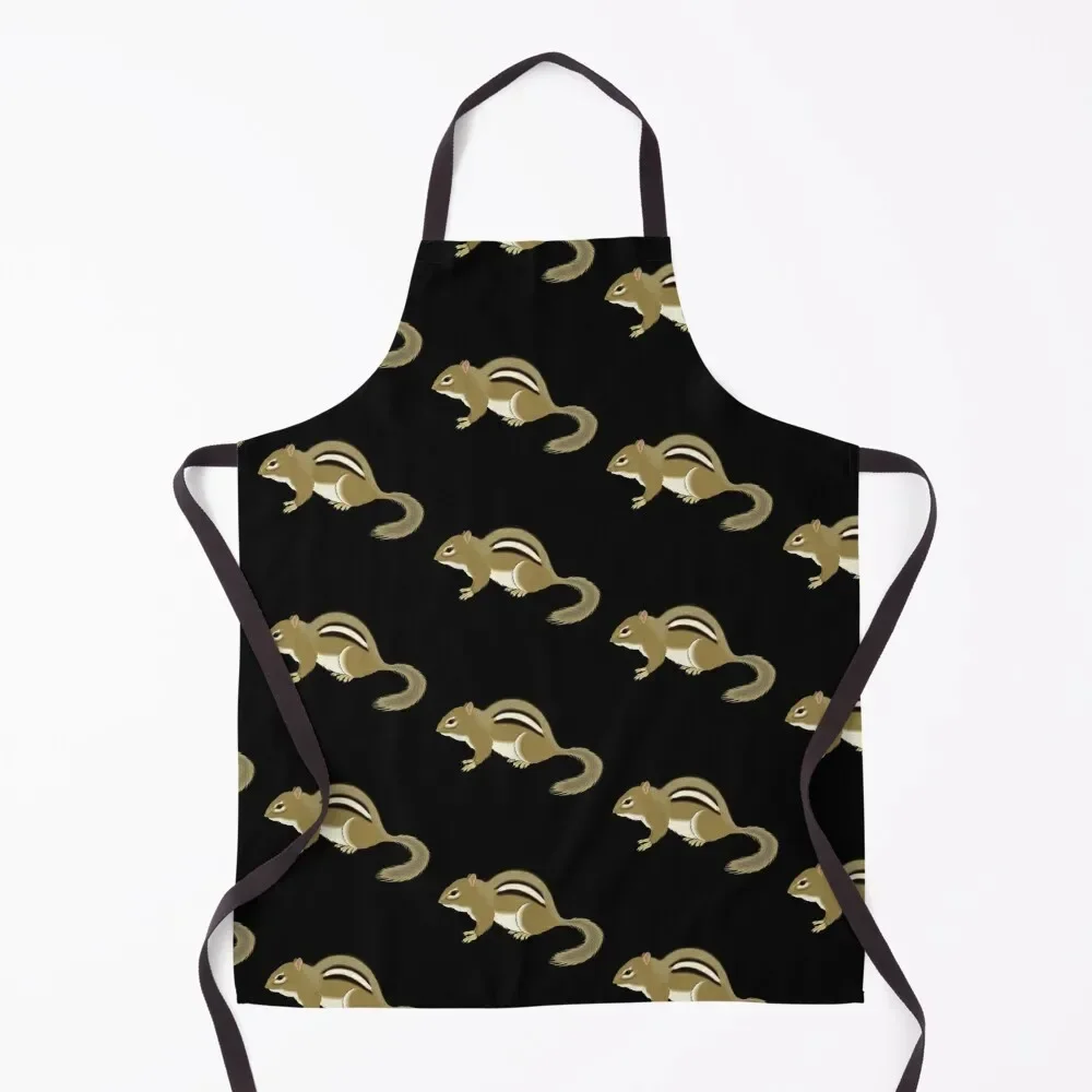 

Chipmunk Apron Women's Kitchen Camping painters Apron