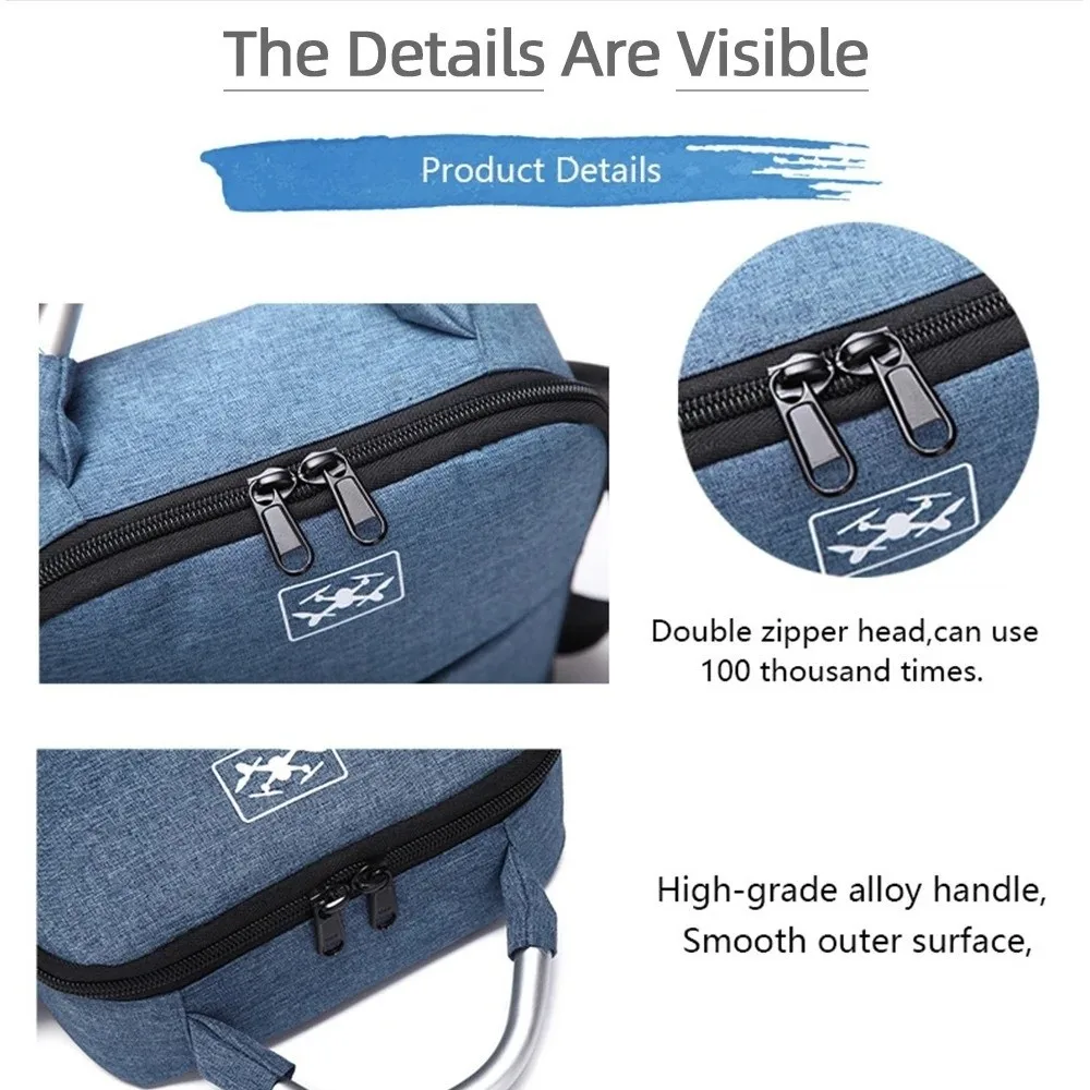 DJI Mini 4 Pro Compact Single Shoulder Bag Lightweight Handheld Storage Bag Handbag Large Capacity Carrying Case